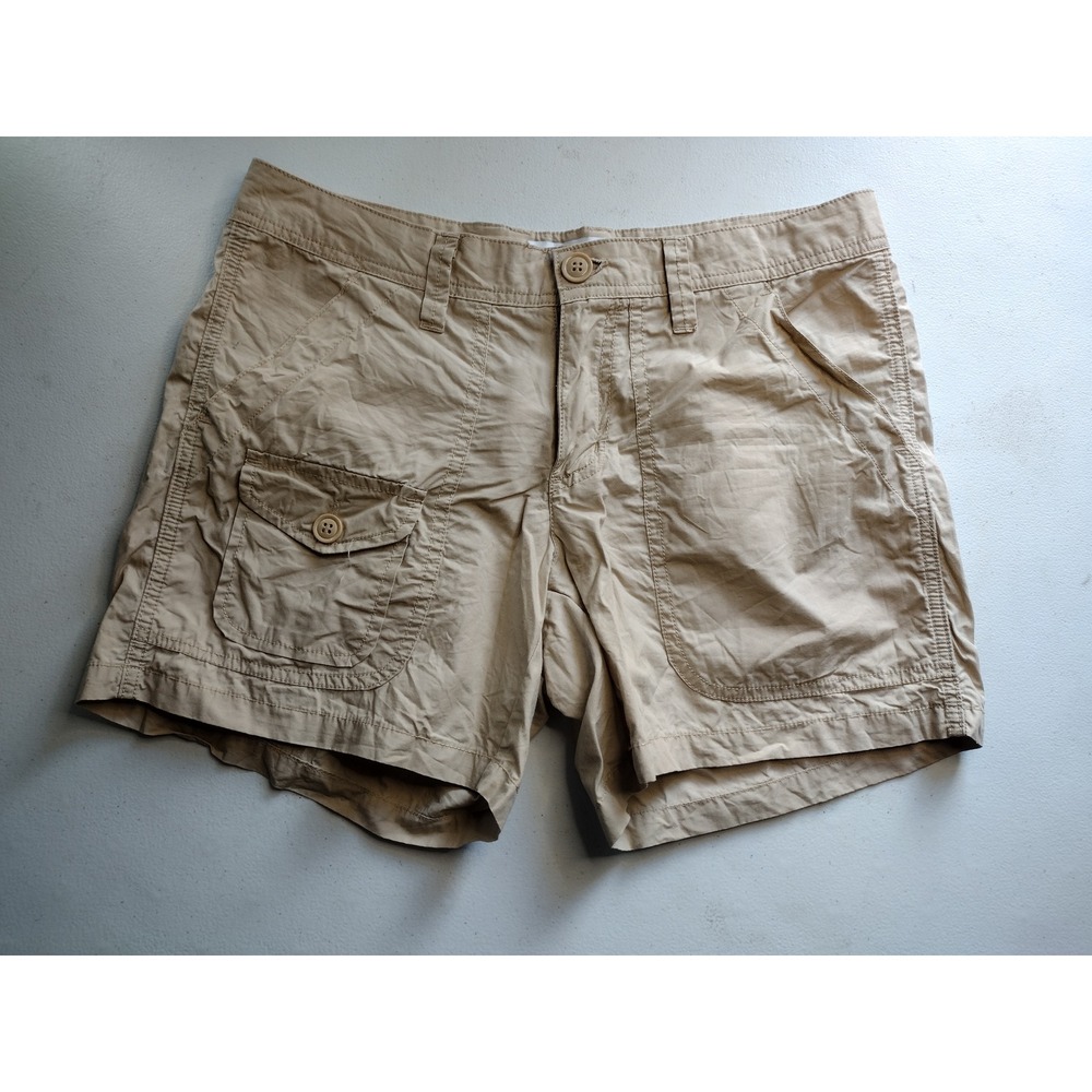 RSQ Womens Tan Khaki Cotton Cargo Utility Shorts Size 26